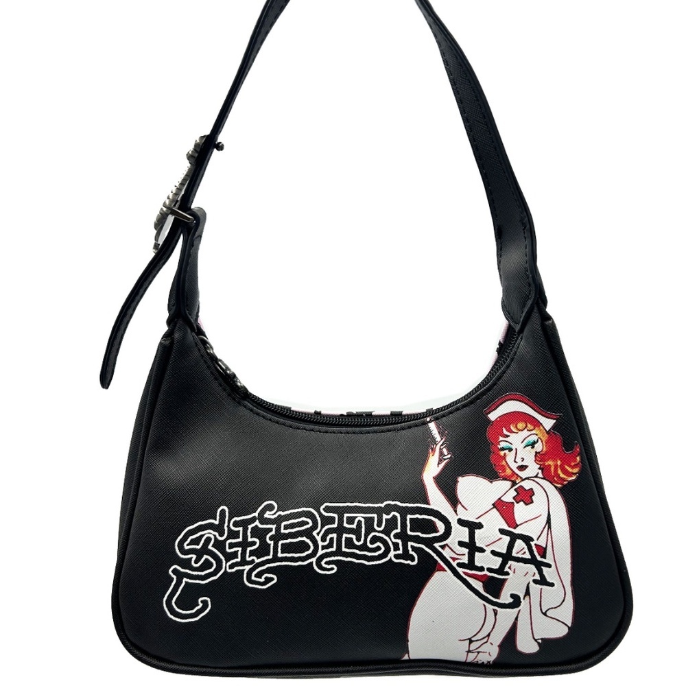 NWT Ed Hardy by Siberia Hills Shoulder Bag with Adjustable Leather Strap